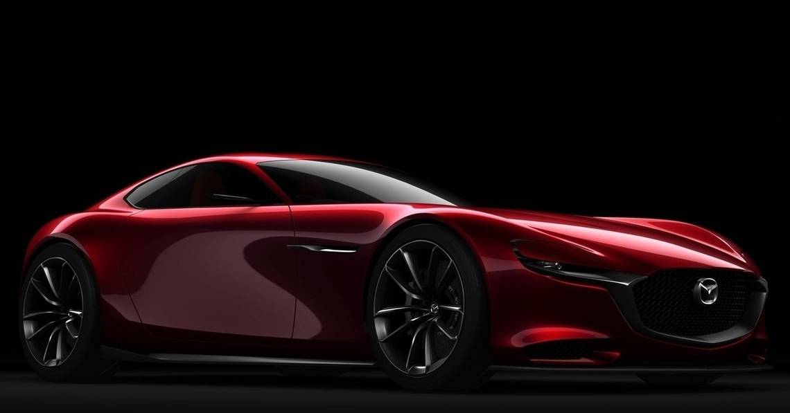 RX-9 front view with lighting accents