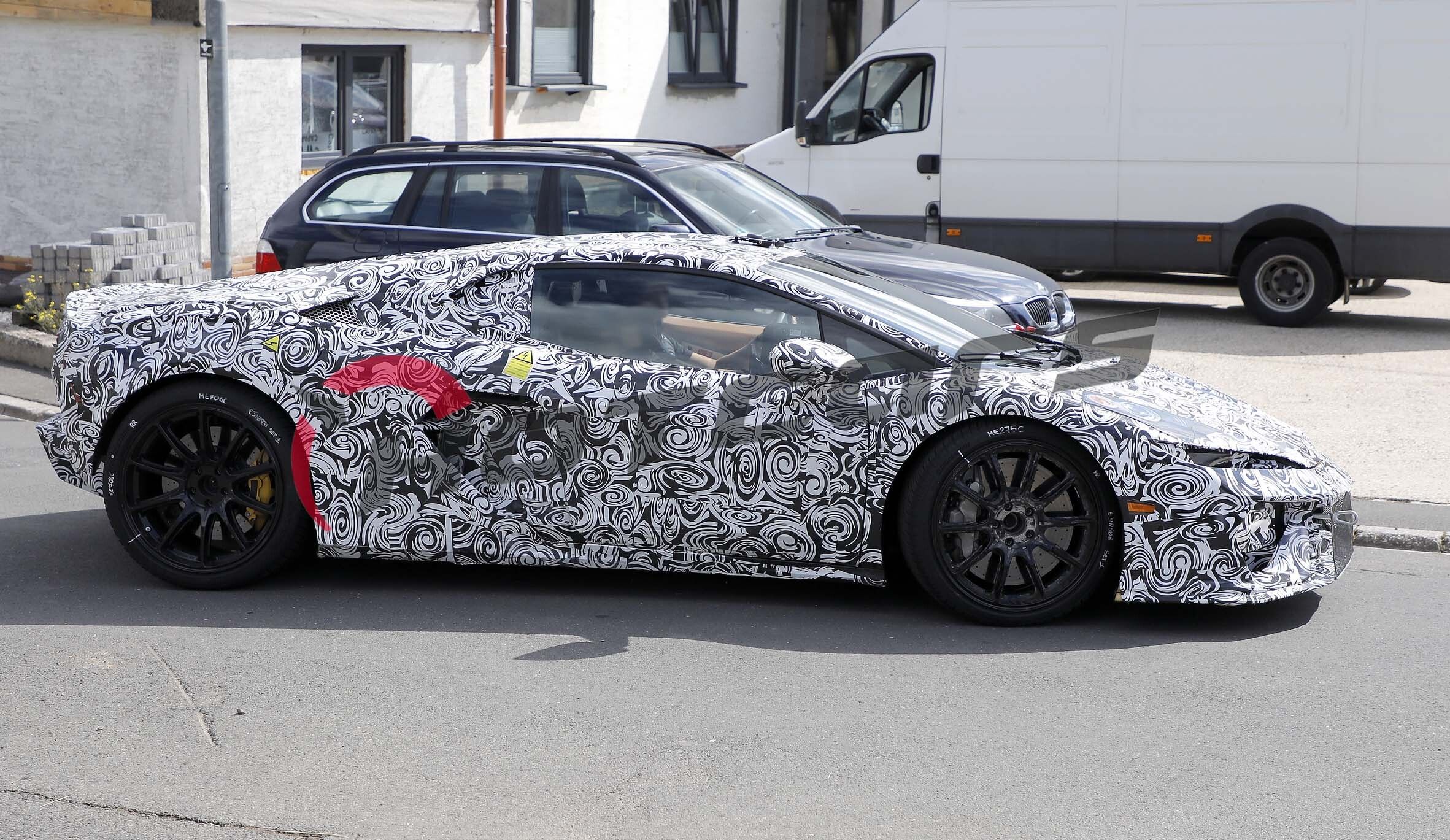 Sneak Peek: Lamborghini Huracan Successor Spotted Testing On German Roads