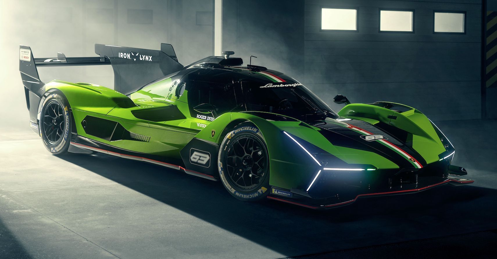 Lamborghini Is Bringing A New V 8 Hybrid Hypercar To Le Mans Daytona   Lamborghini Sc63 Hero Image 1 