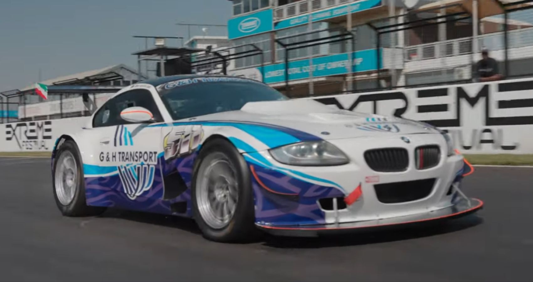 A NASCAR Powered BMW Z4 During Track Testing