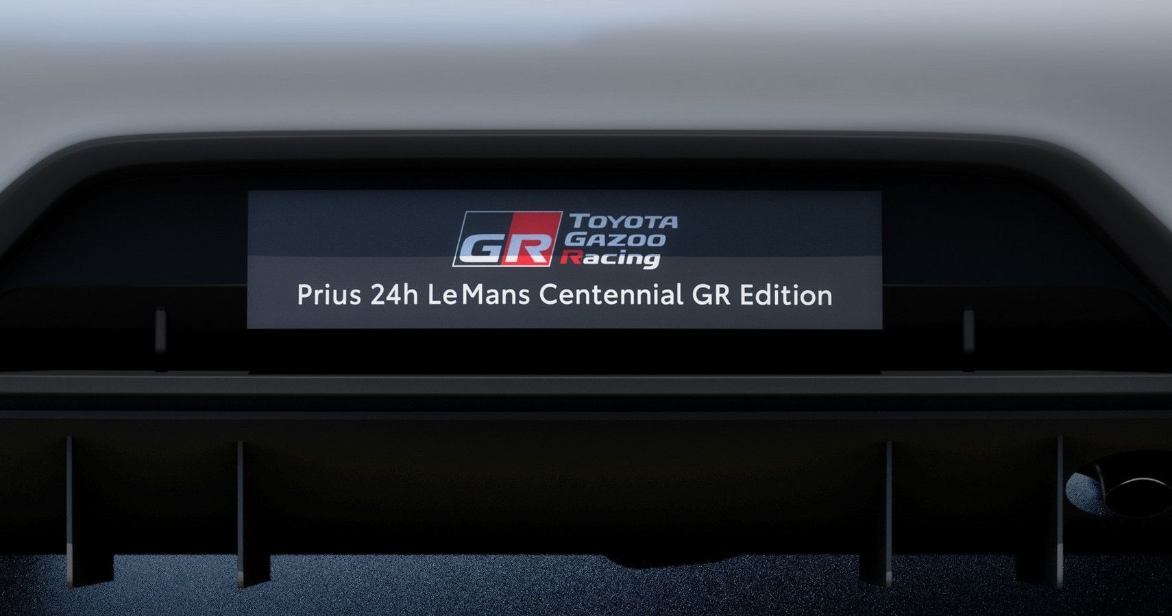 Rear diffuser for Toyota Prius 24h LeMans Centennial GR Edition