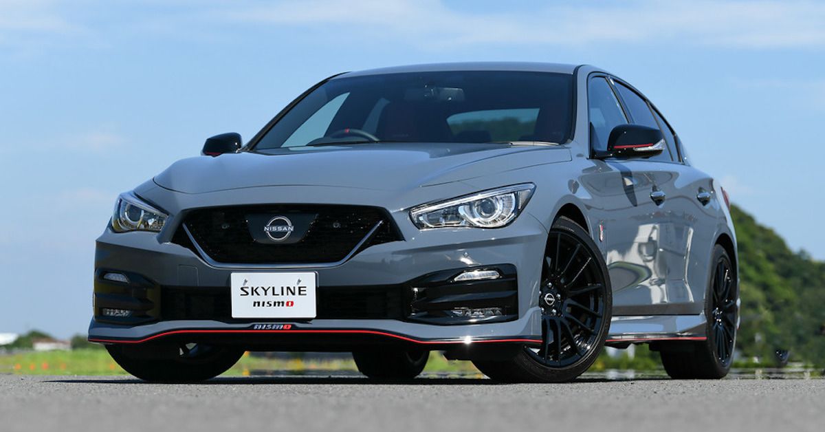 Gray 2024 Nissan Skyline Nismo front view