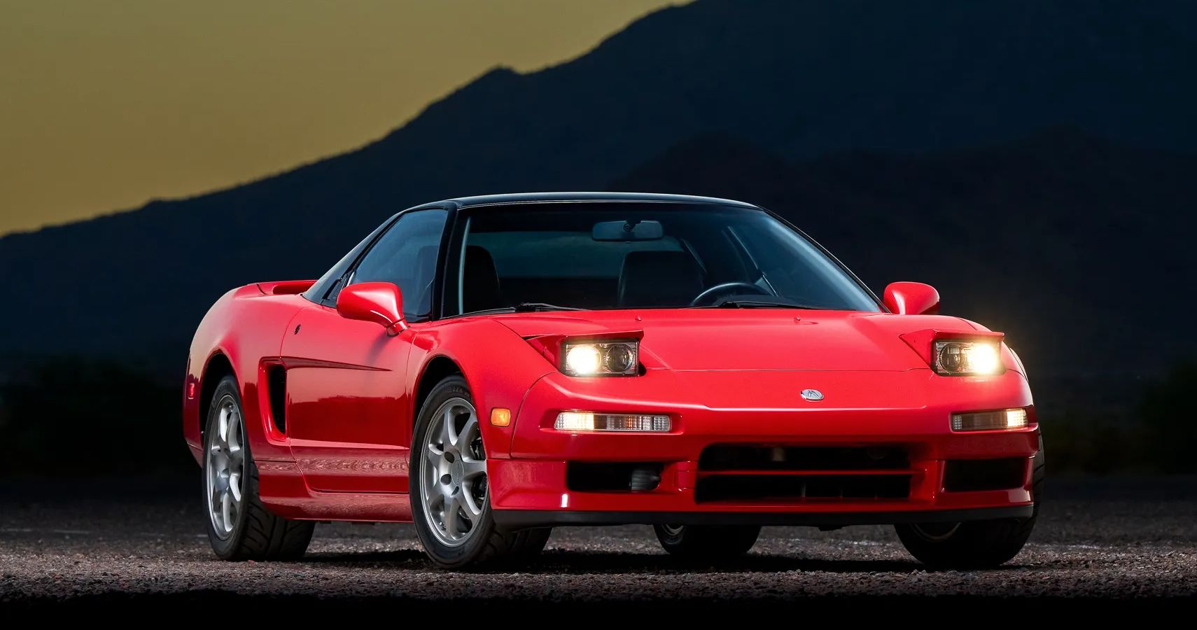 Red 1991 Acura NSX