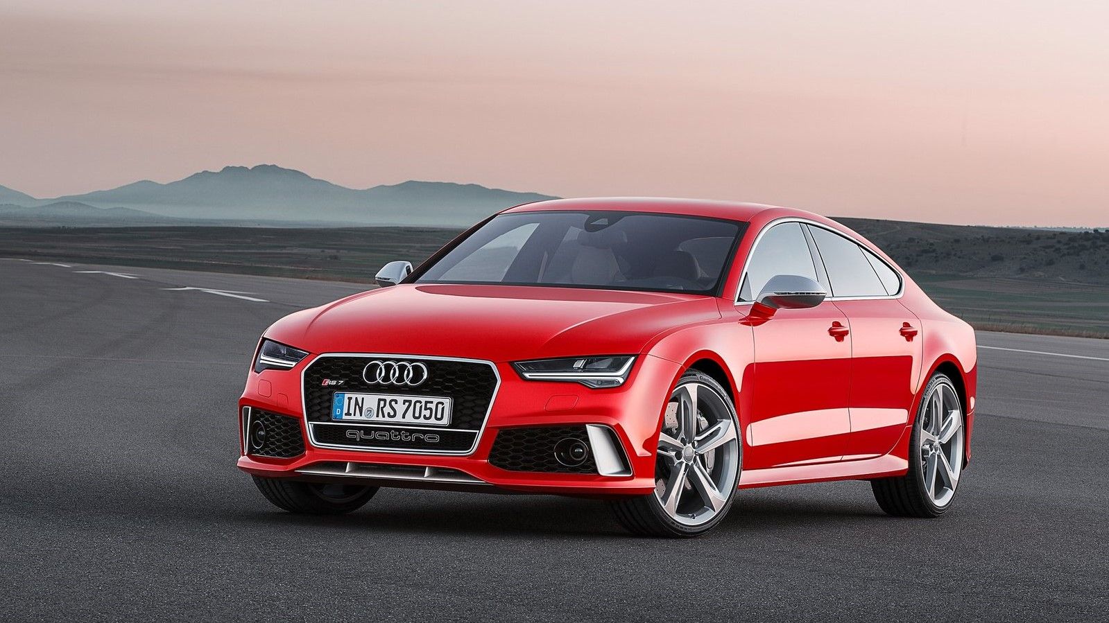 Red 2015 Audi RS7 Sportback