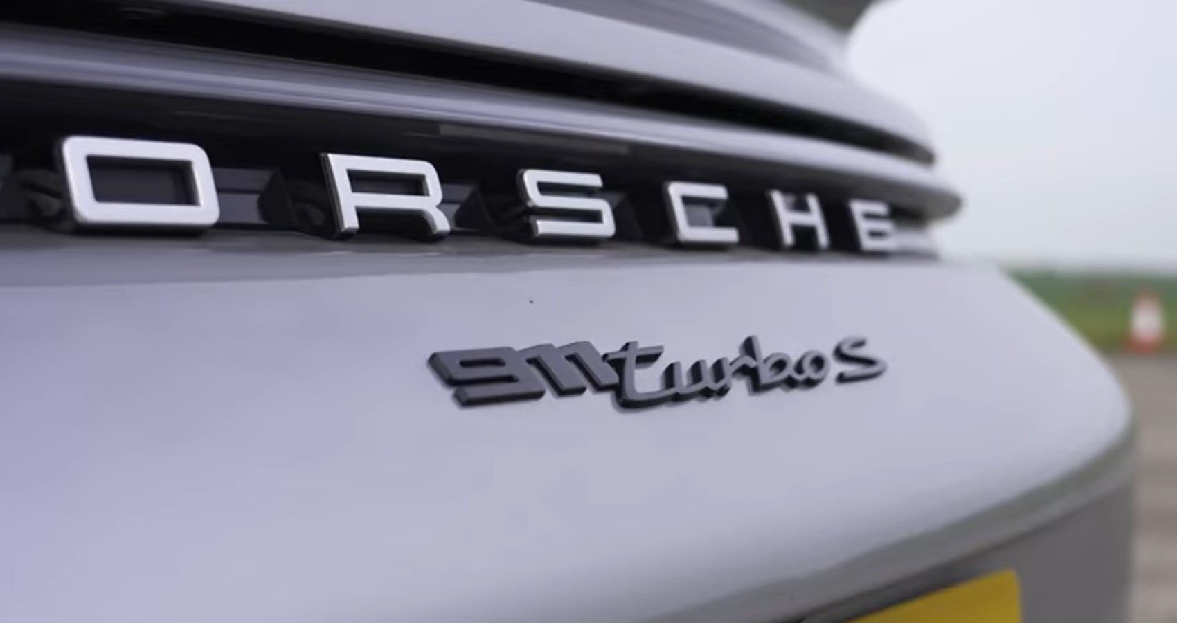 Porsche 911 Turbo S rear badge