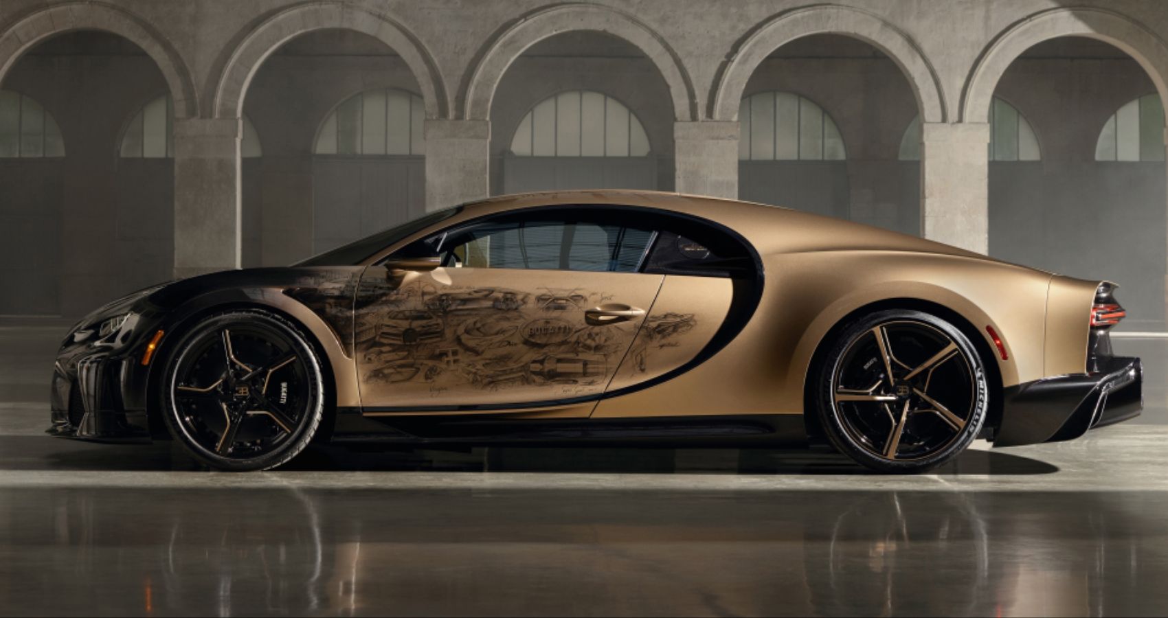 Bugatti’s Latest Bespoke Chiron Is A Hand-Drawn Masterpiece