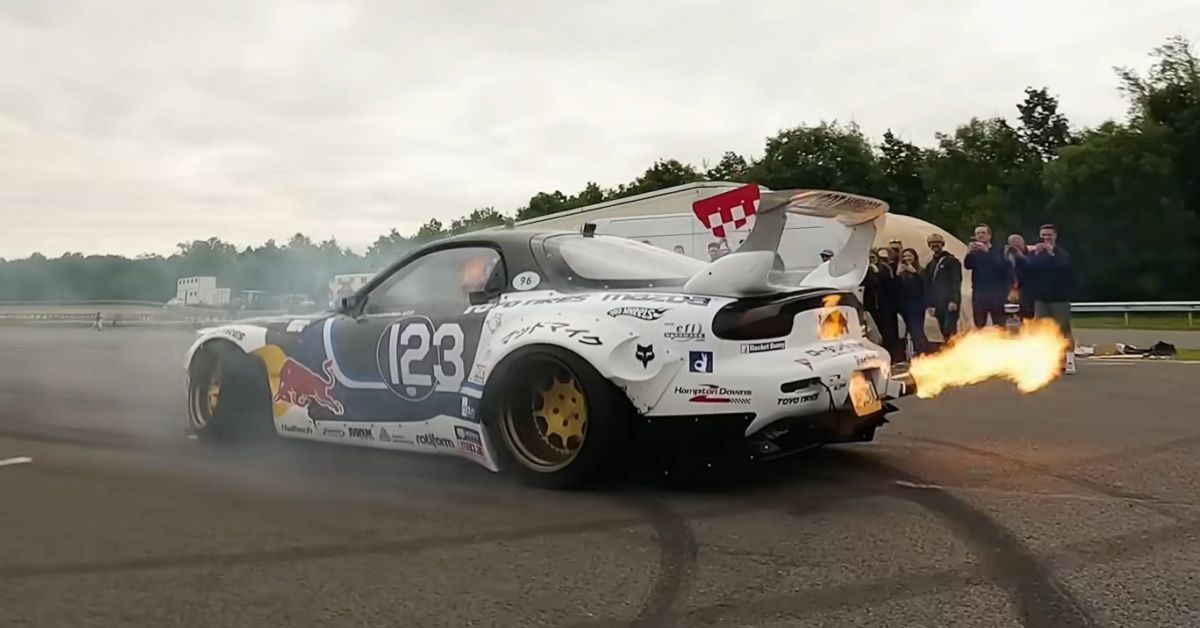 Max Verstappen Learns How to Drift In A Mazda RX-7