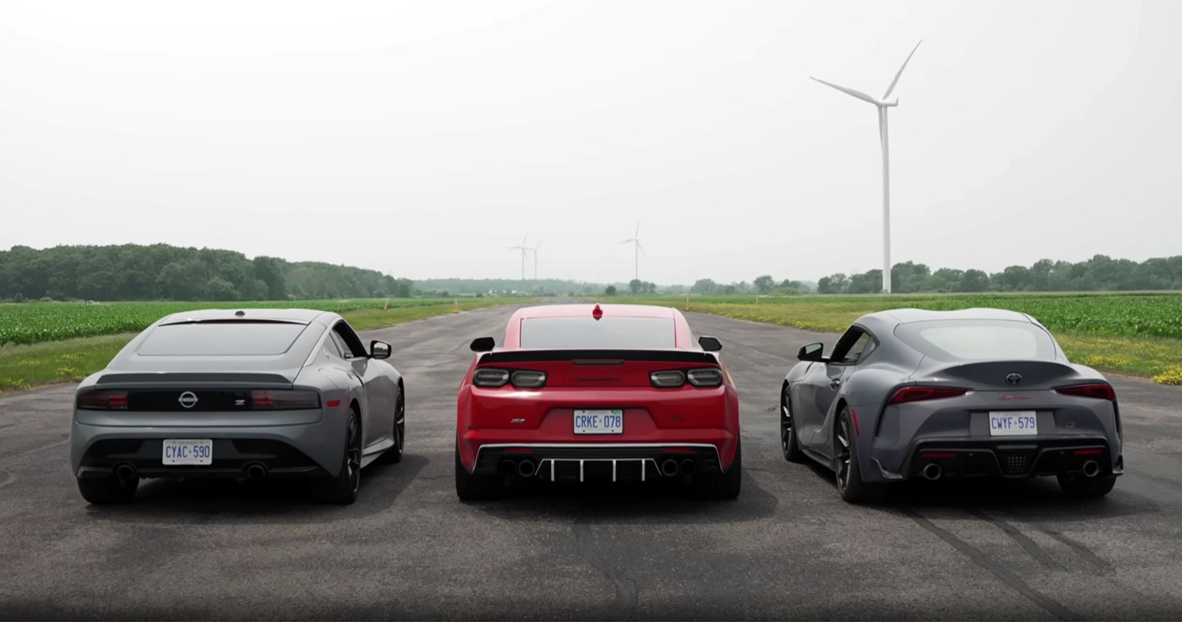 Nissan Z x Chevrolet Camaro x Toyota Supra