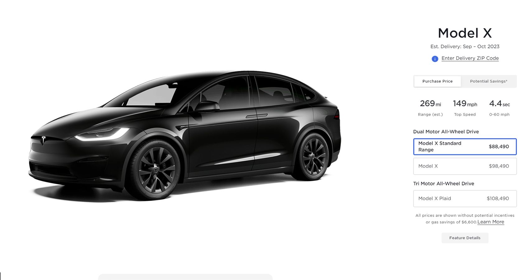 Tesla Introduces Cheaper Standard Range Versions Of The Model S and Model X