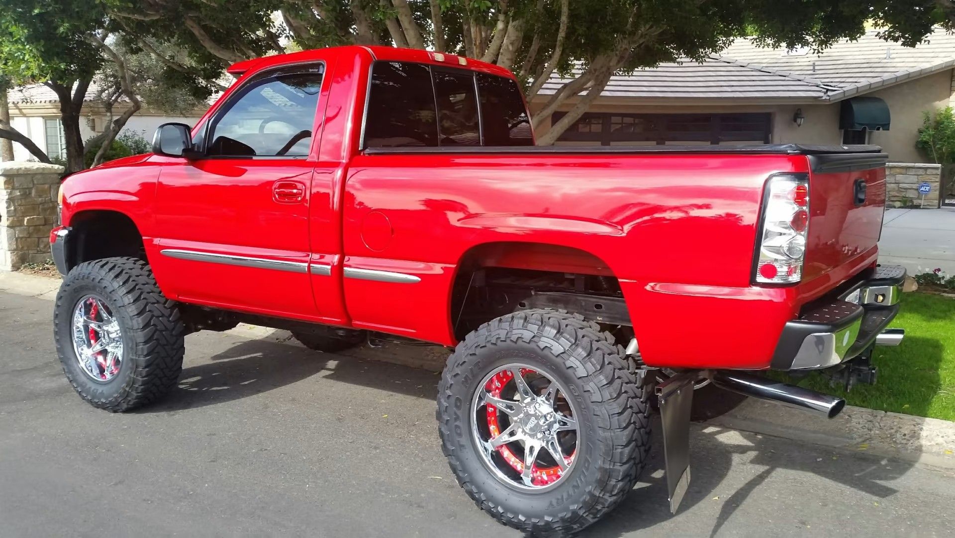 Captador GMC Sierra 2002, vermelho