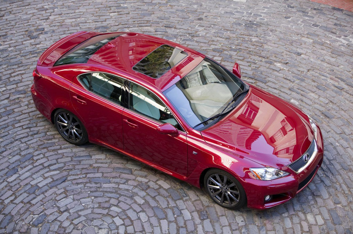 Red 2008 Lexus IS-F