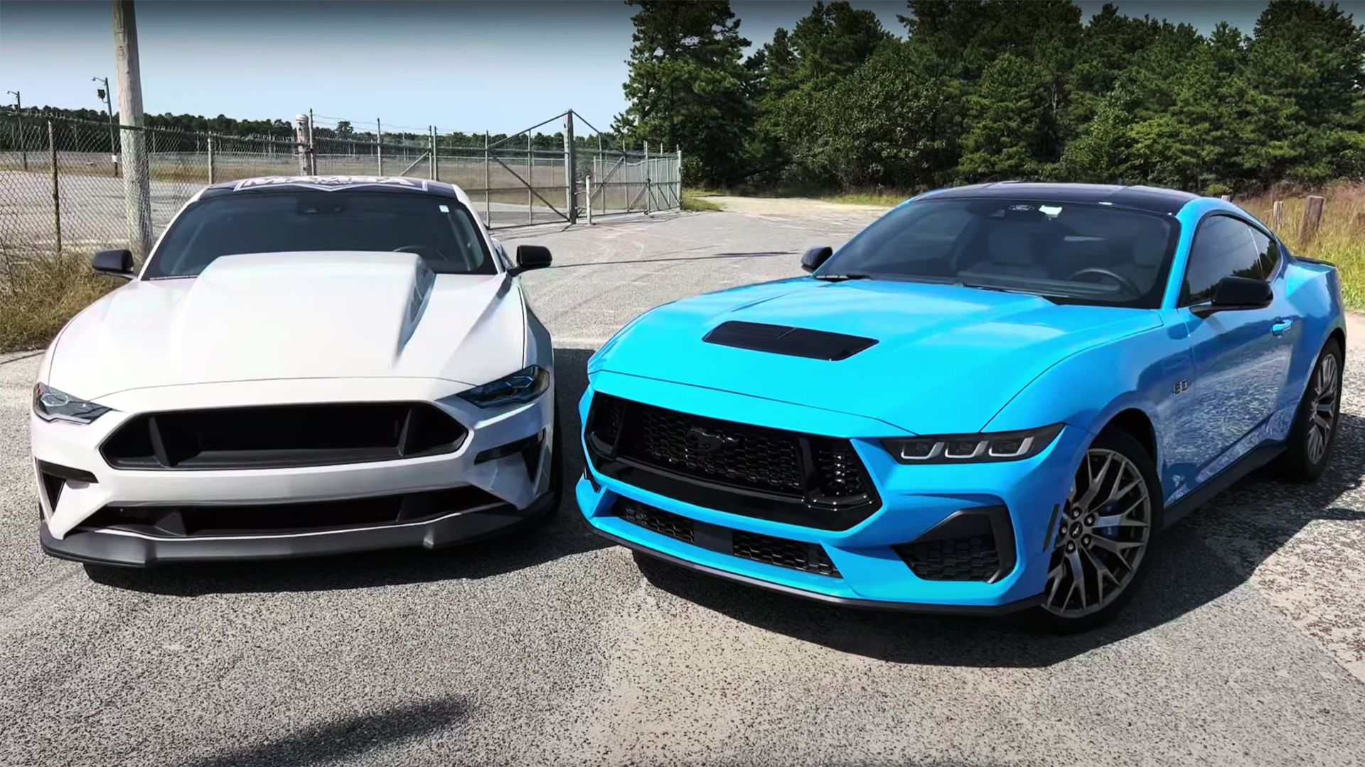 2018 Fob Mustang GT and 2024 Ford Mustang GT