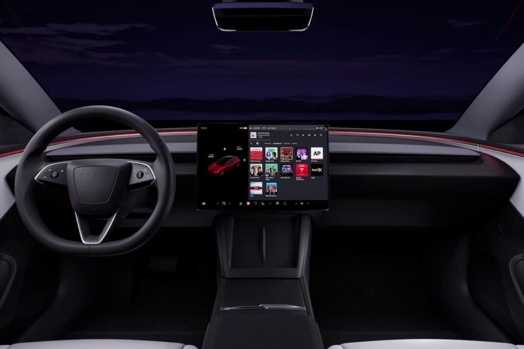 2024 Tesla Model 3 Facelift Interior Dashboard 1024x682 