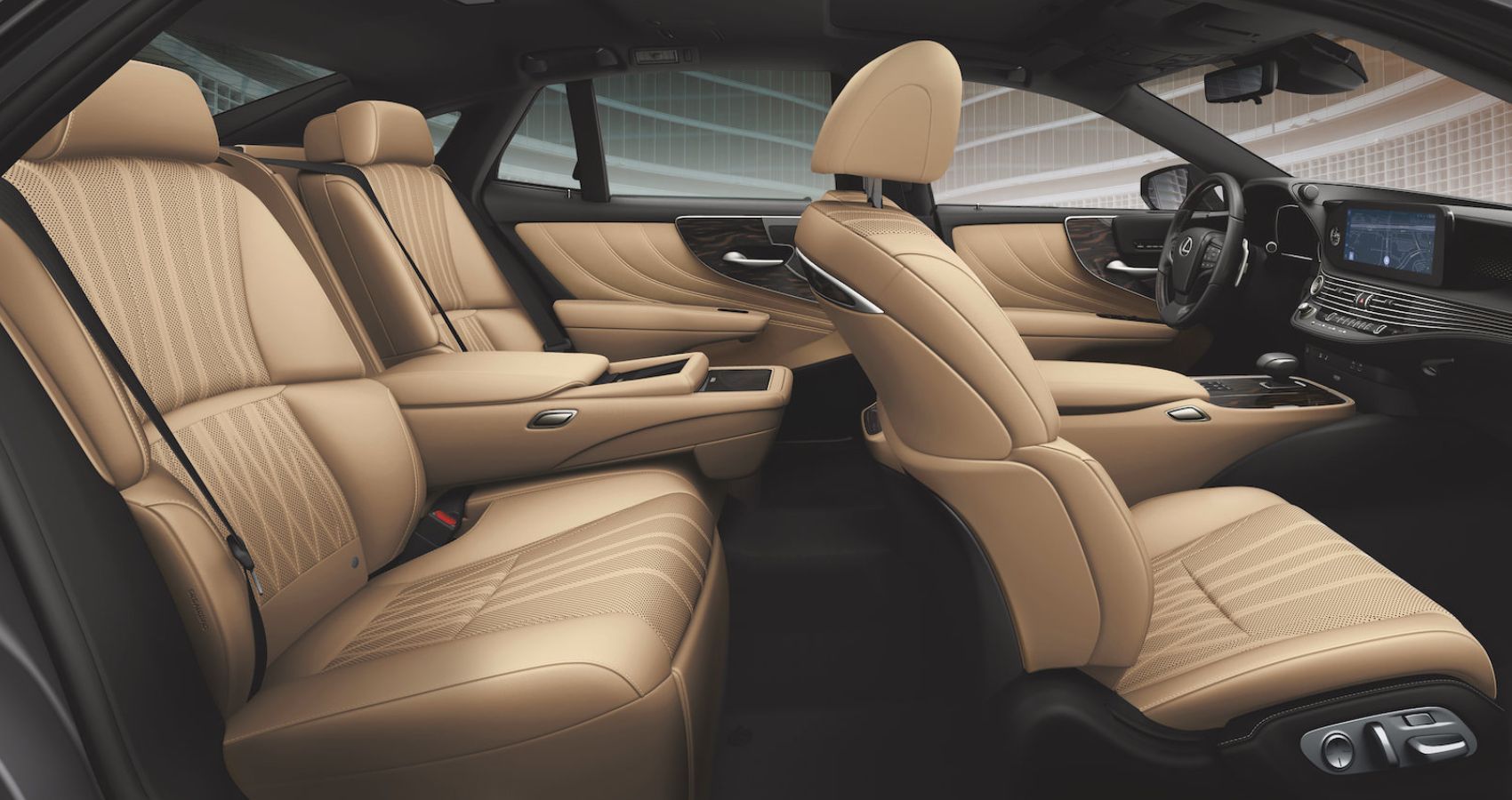 Interior of the 2023 Lexus LS.