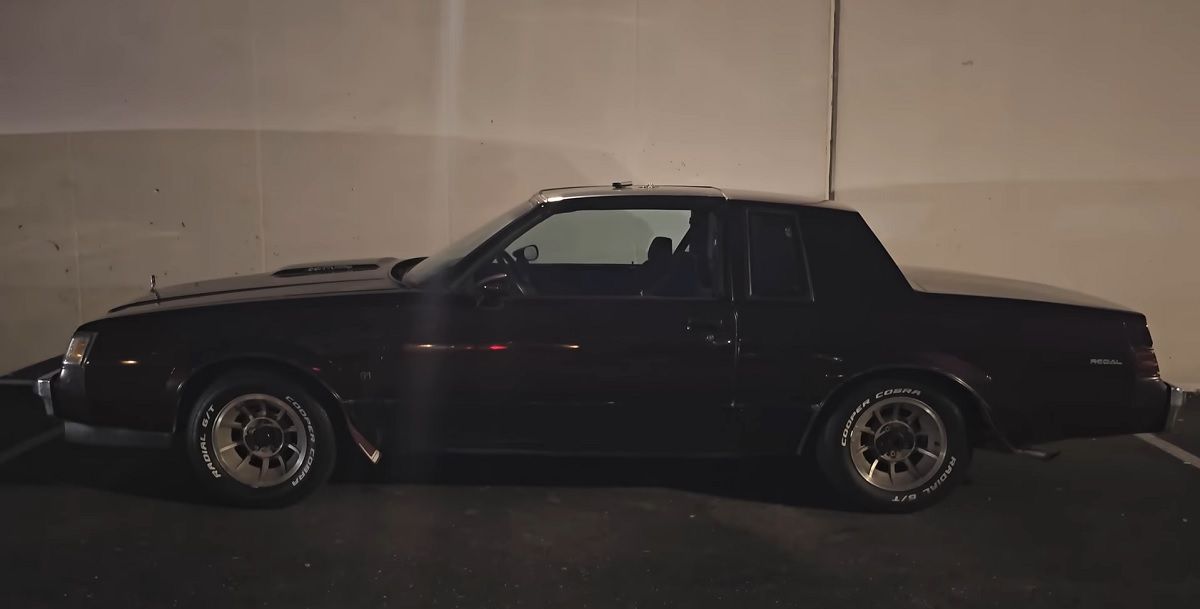 Vice Grip Garage Buick Regal T-Type is parked outside