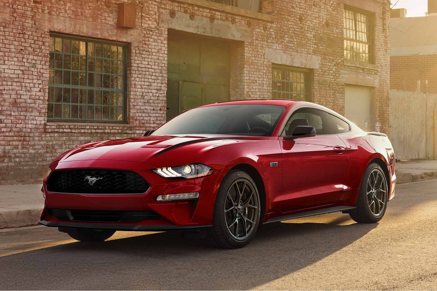 Red 2019 Ford Mustang EcoBoost 