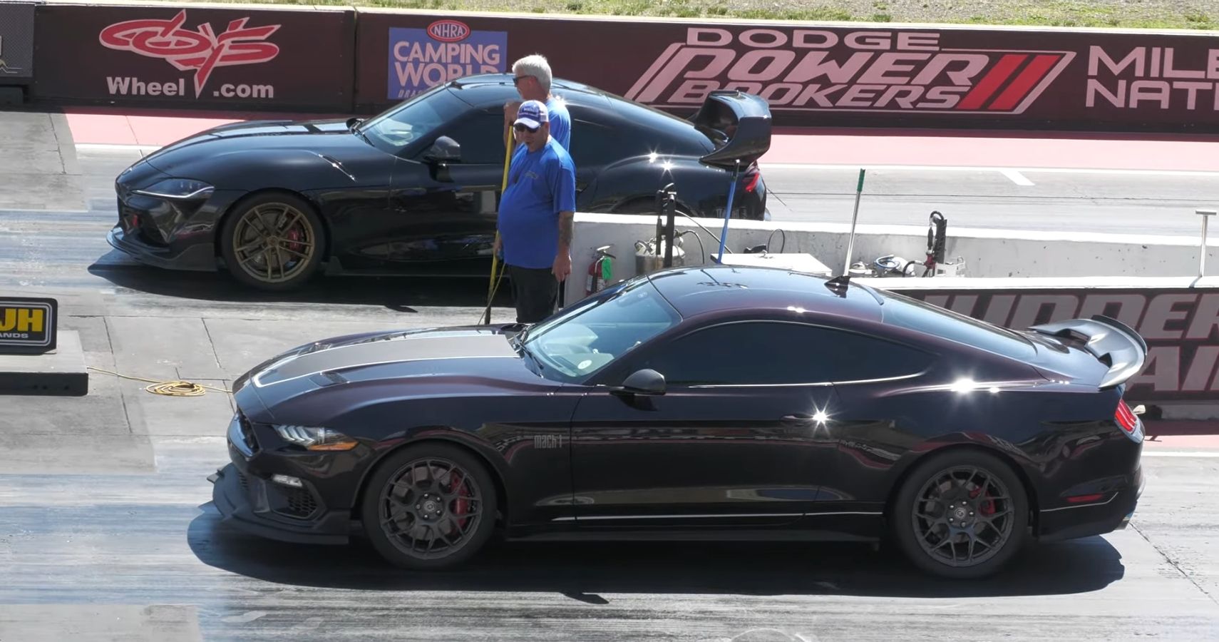 Watch This Toyota Gr Supra Give A Ford Mustang Mach 1 A Rude Awakening Watch This Toyota Gr Supra Give A Ford Mustang Mach 1 A Rude Awakening