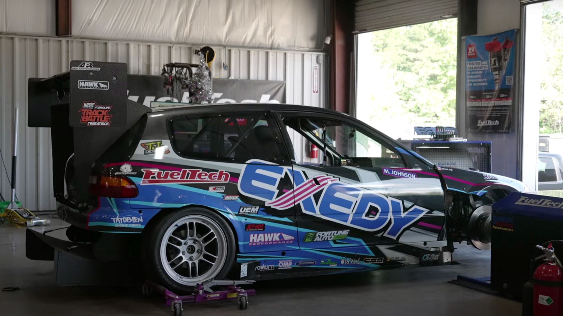 This Incredible Honda Civic Hatchback From FuelTech Sends Over 700 HP To The Front Wheels