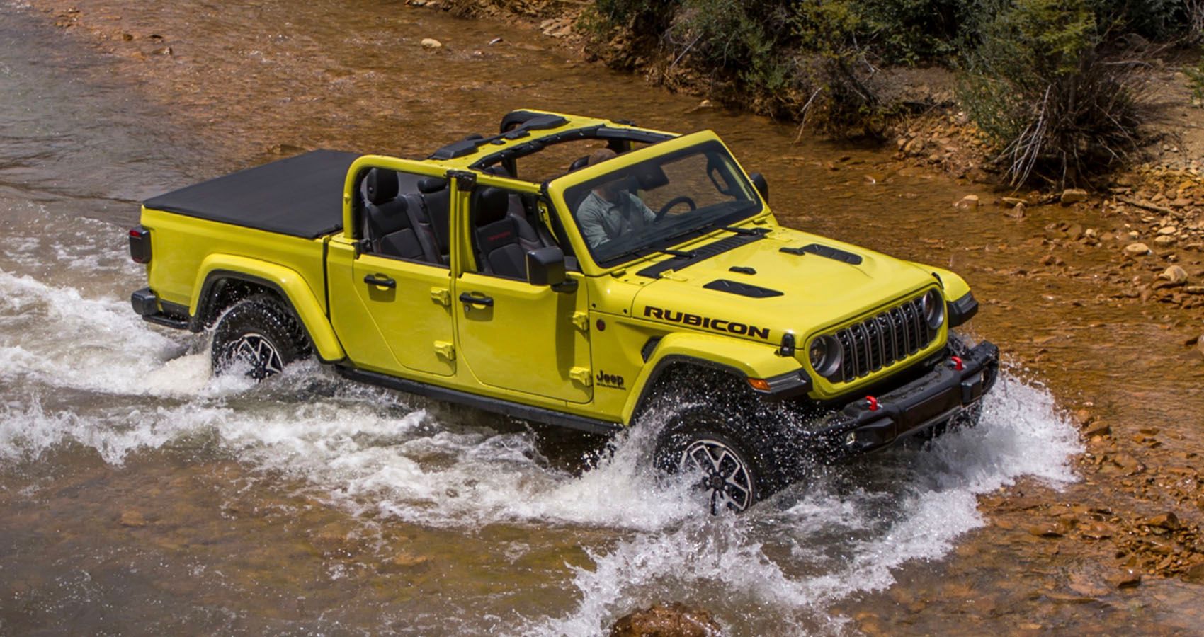 2024 Jeep Gladiator Wading Water Offroad