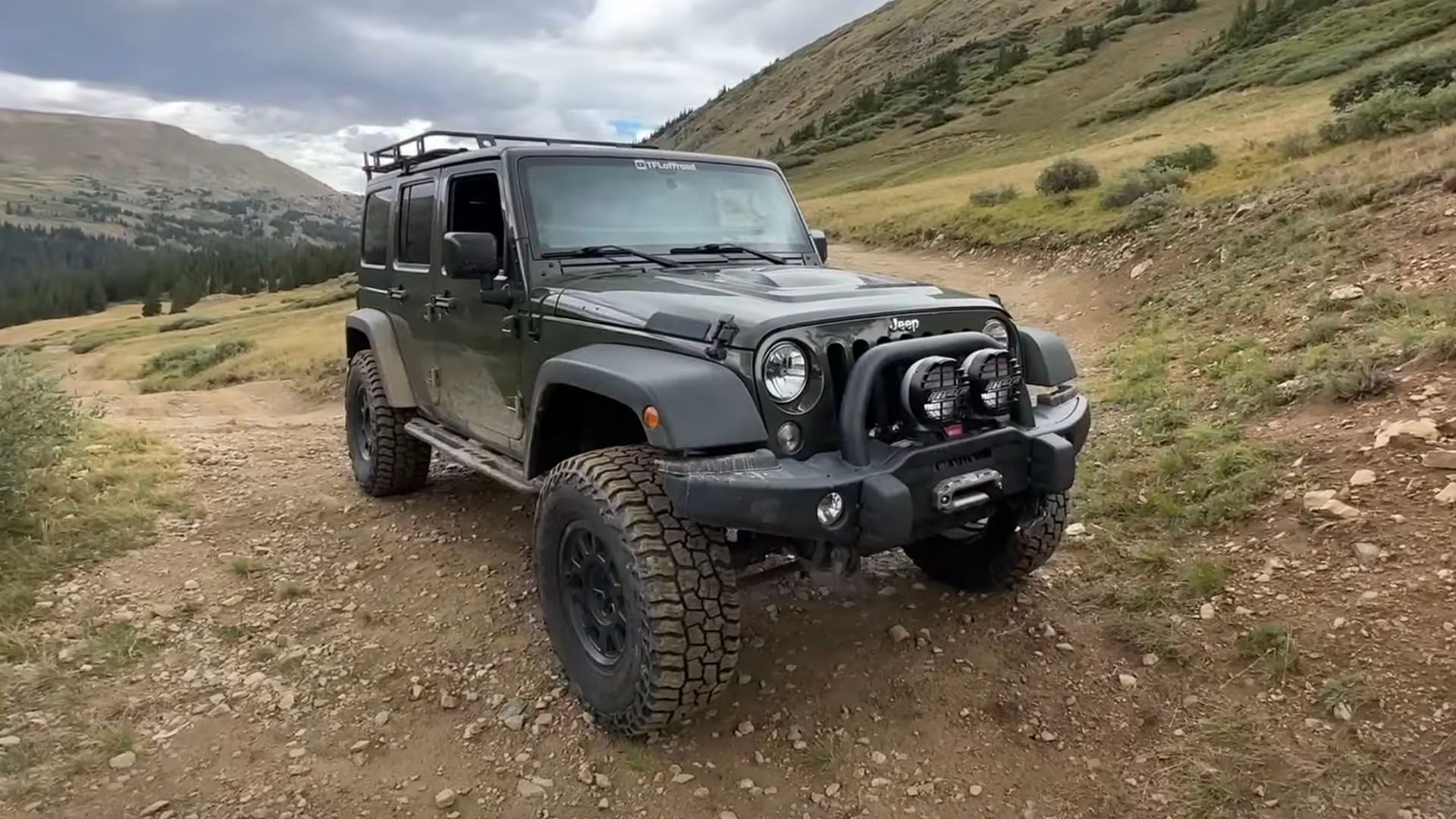 The 2016 Jeep Wrangler equipped with AEV upgrades