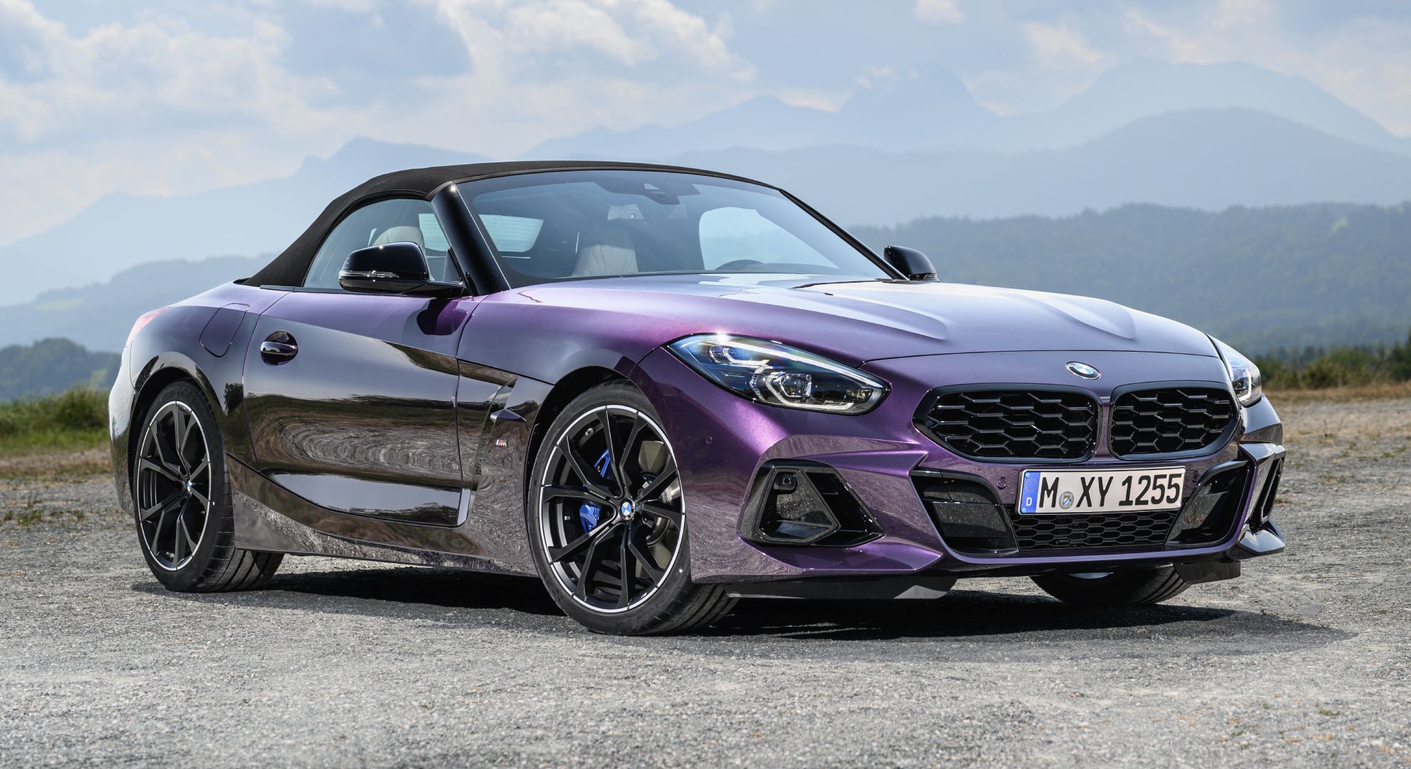 Violet 2024 BMW Z4 parked outdoors