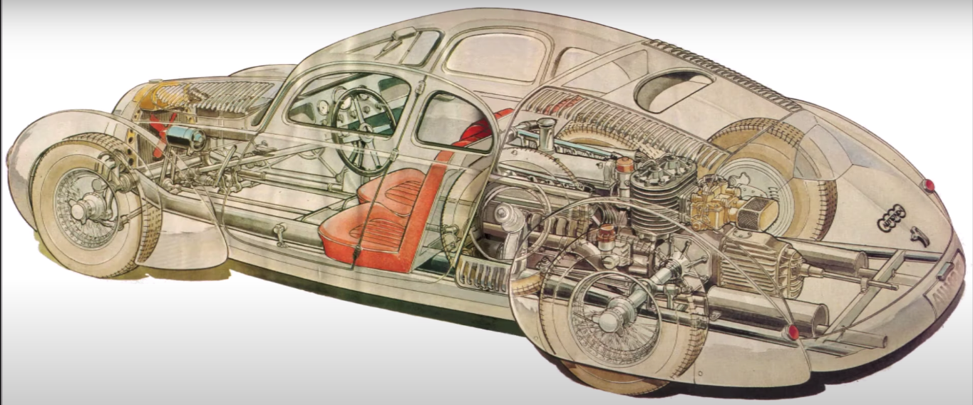 Projeto Auto Union P52 dos anos 1930