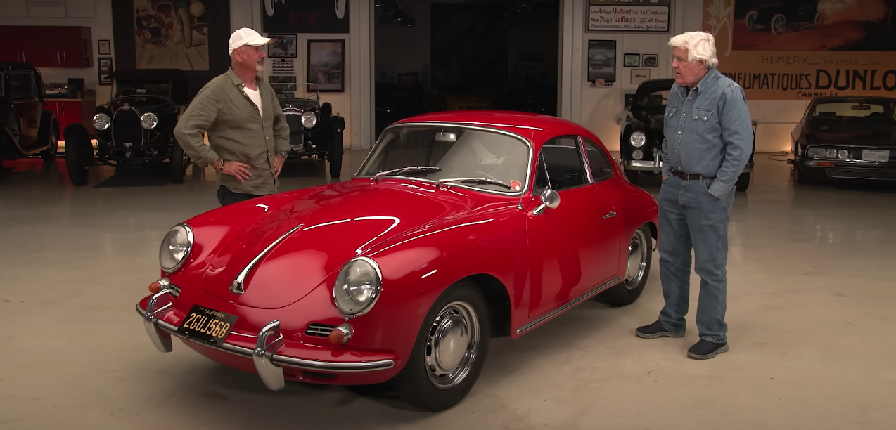 Jay Leno com um Porsche 356 SC 1963