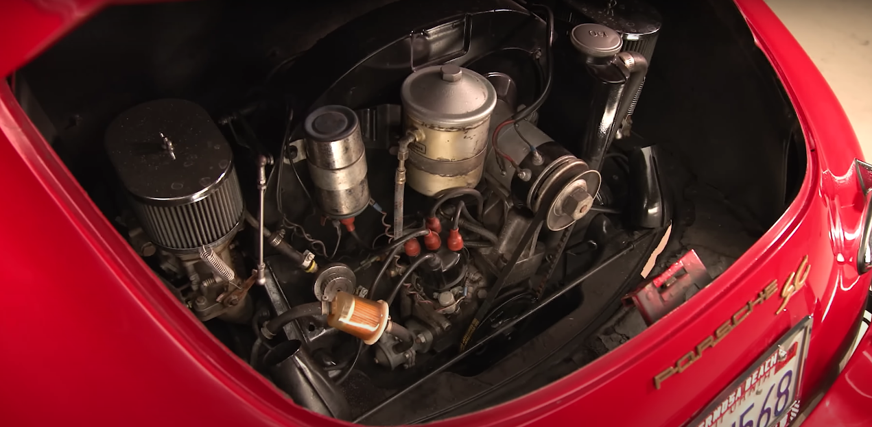 Compartimento do motor Porsche 356 SC 1963