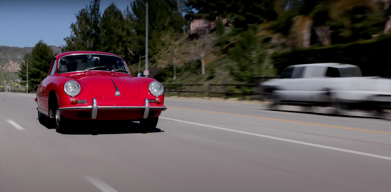 Porsche 356 SC 1963 dirigindo
