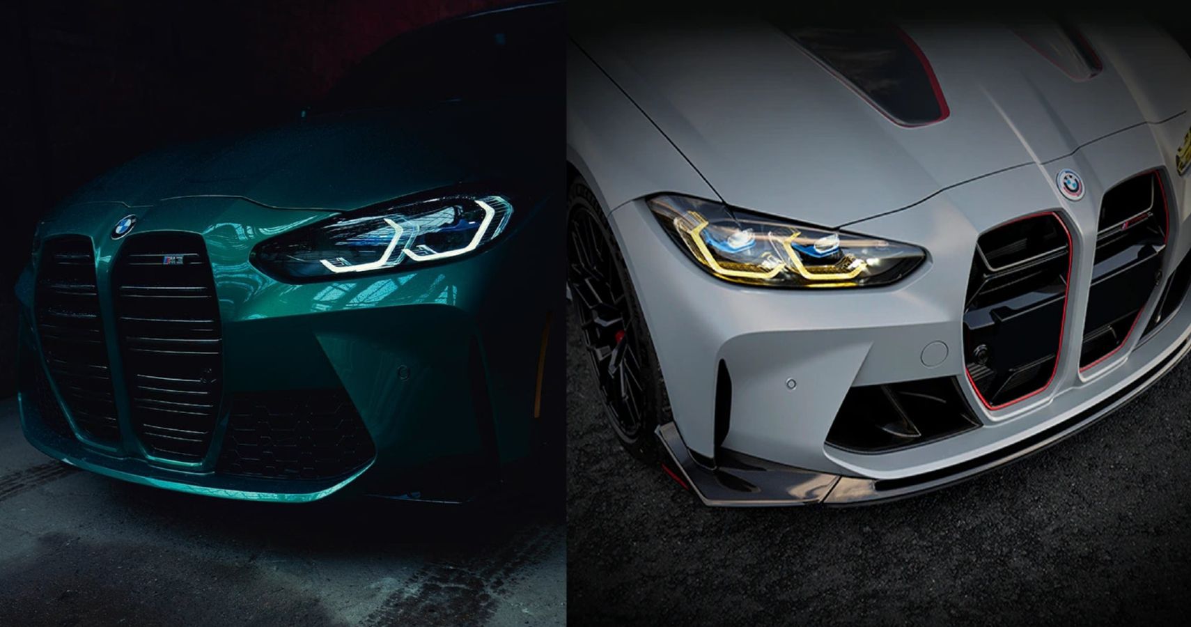 Side by side photo of M3 CS VS M4 CSL