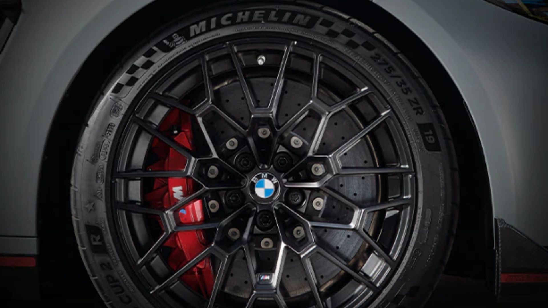 The 2023 BMW M4 CSL Wheel Set and brakes