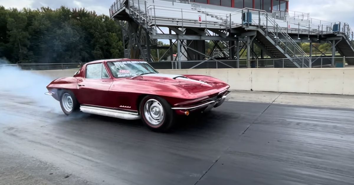 Faixa de arrasto frontal 1967 L88 Chevrolet Corvette 