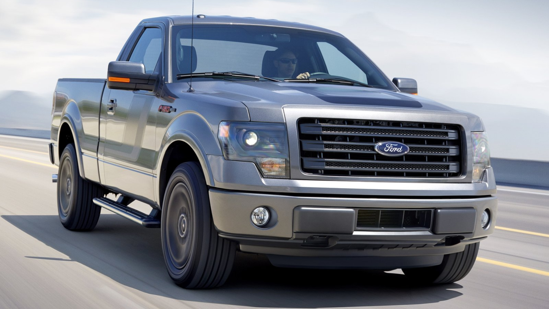 2014 Ford F-150 on highway