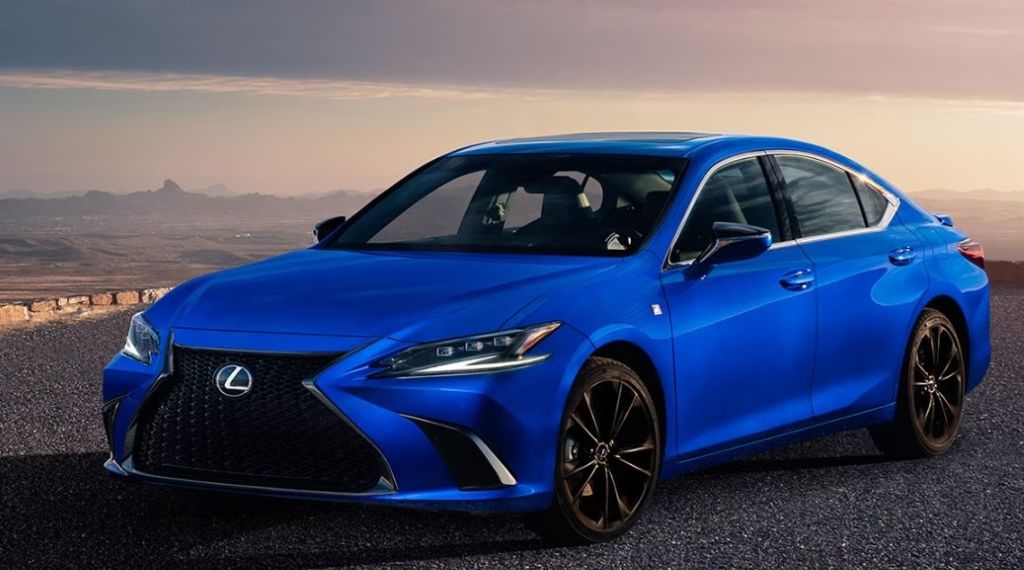 Blue 2024 Lexus ES