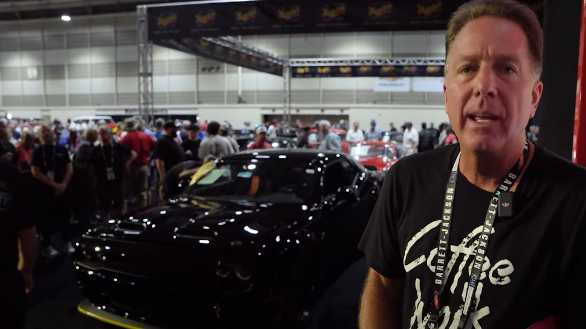 Dennis Collins with his 2023 Dodge Challenger Jailbreak up for auction