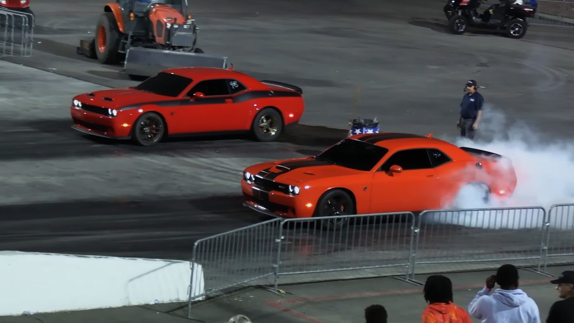 Mopar Showdown: A Dodge Redeye, Scat Pack, And Hellcat Hit The Drag Strip