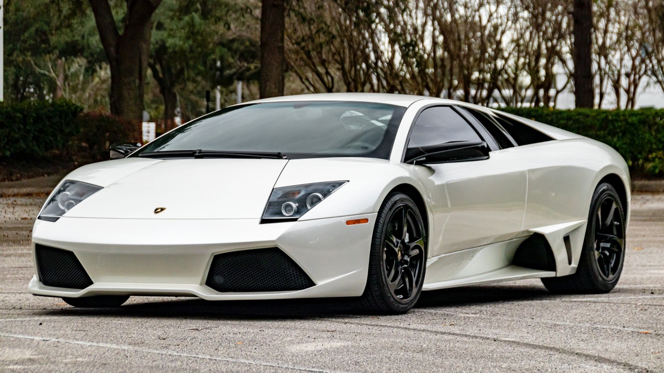 White 2008 Lamborghini Murcielago LP640