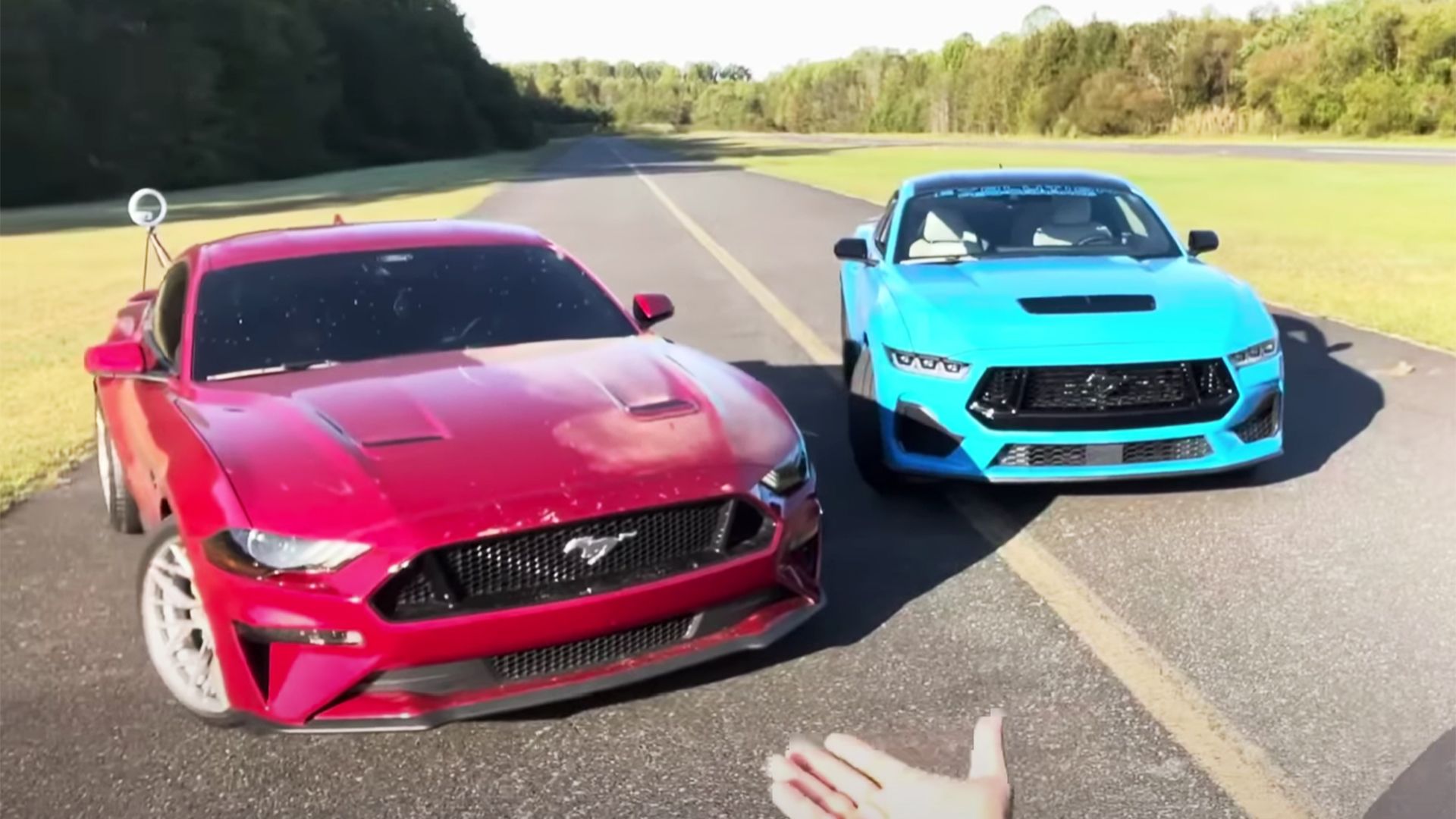 Ford Mustang GT S550 e S650 dianteiro