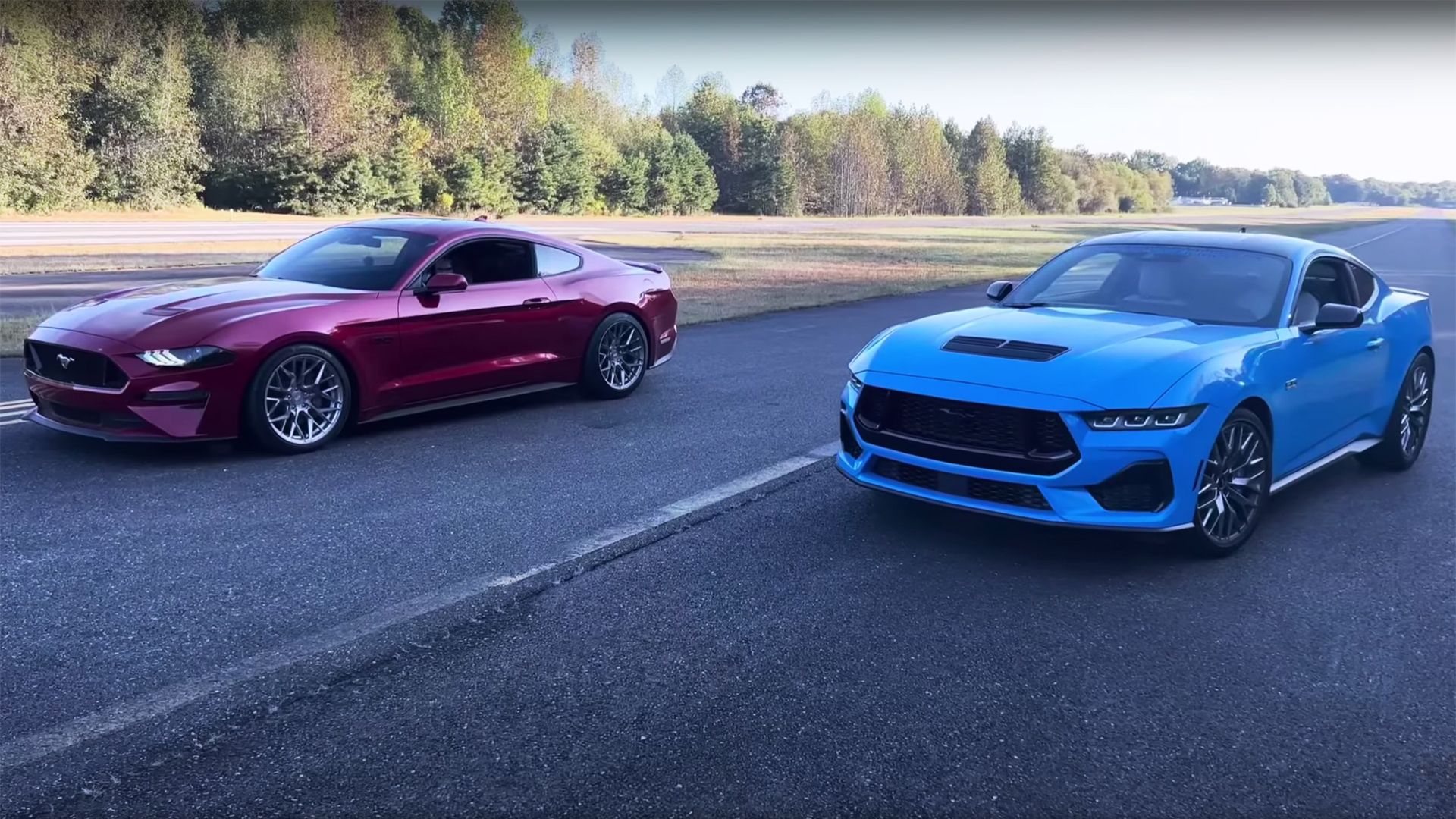 Ford Mustang GT S550 and S650 quarter front