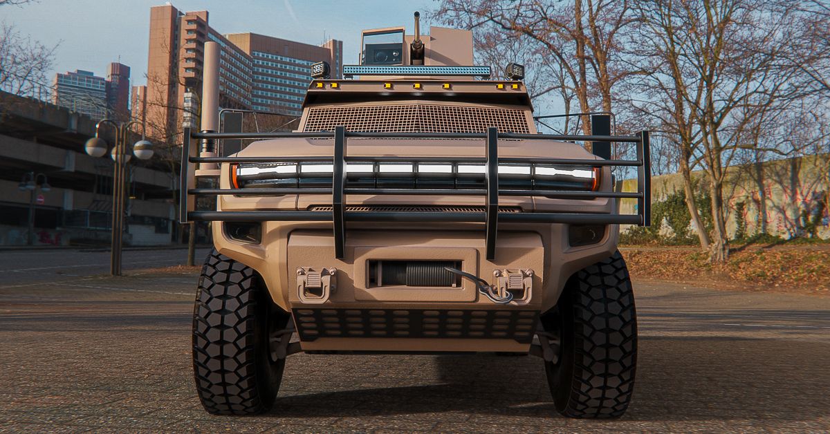 GMC Hummer EV Military Rendering By Timothy Adry Emmanuel For Hotcars