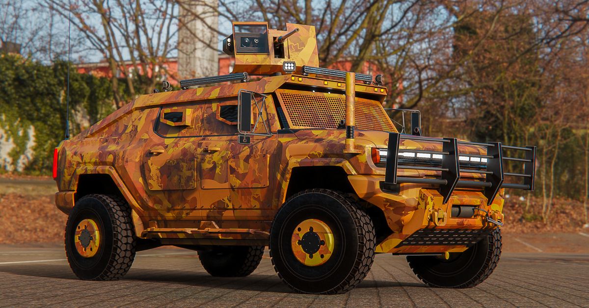 This Digital Rendering Turns The GMC Hummer EV Into The Military ...