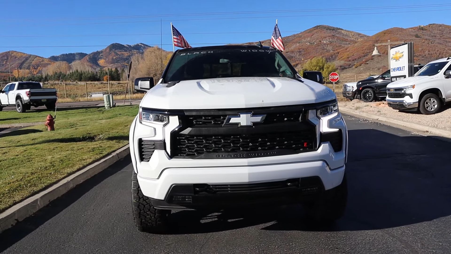 The Lifted Chevrolet Silverado Black Widow Has Some Bite