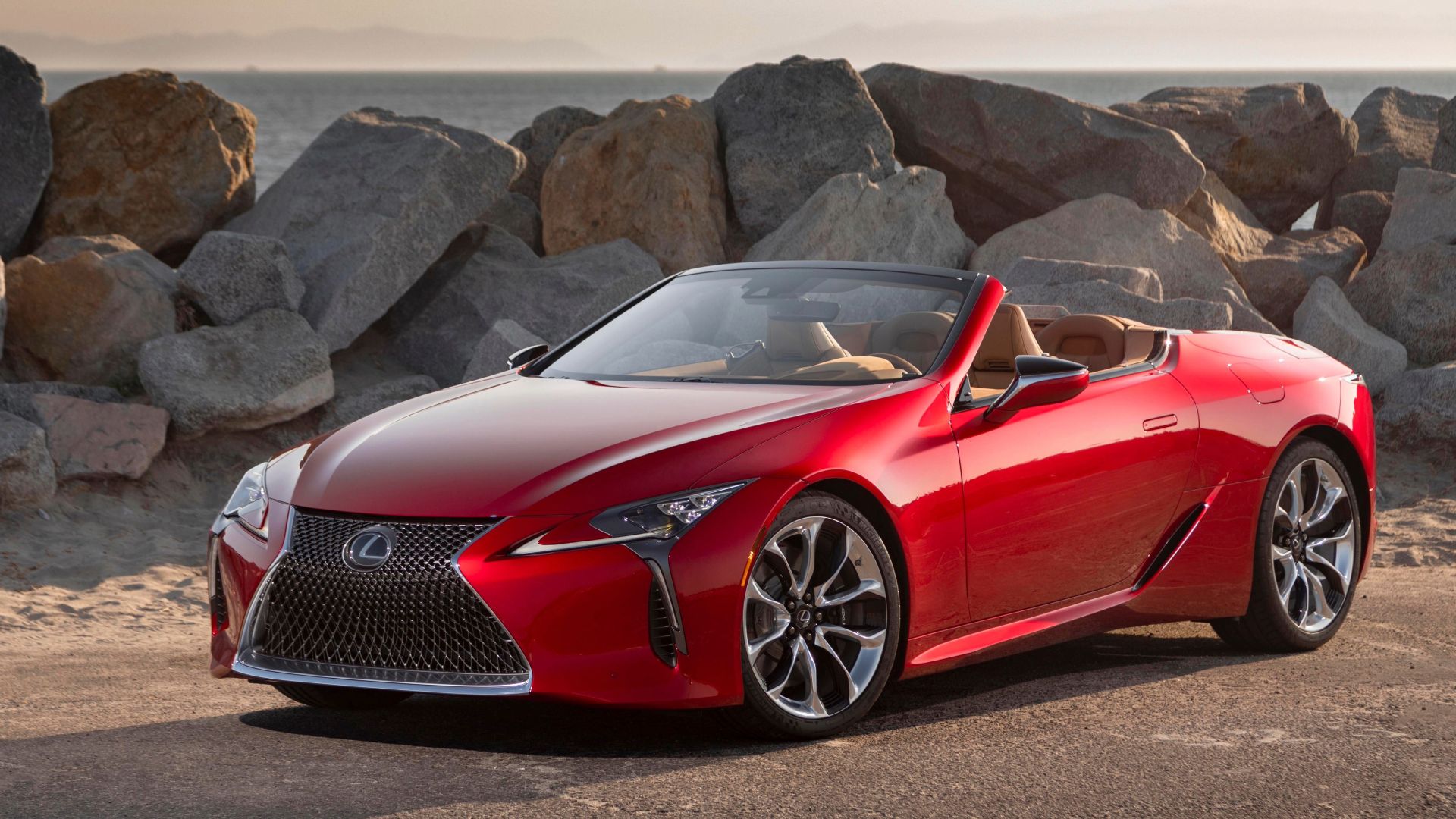vermelho 2023_Lexus_LC500 Conversível