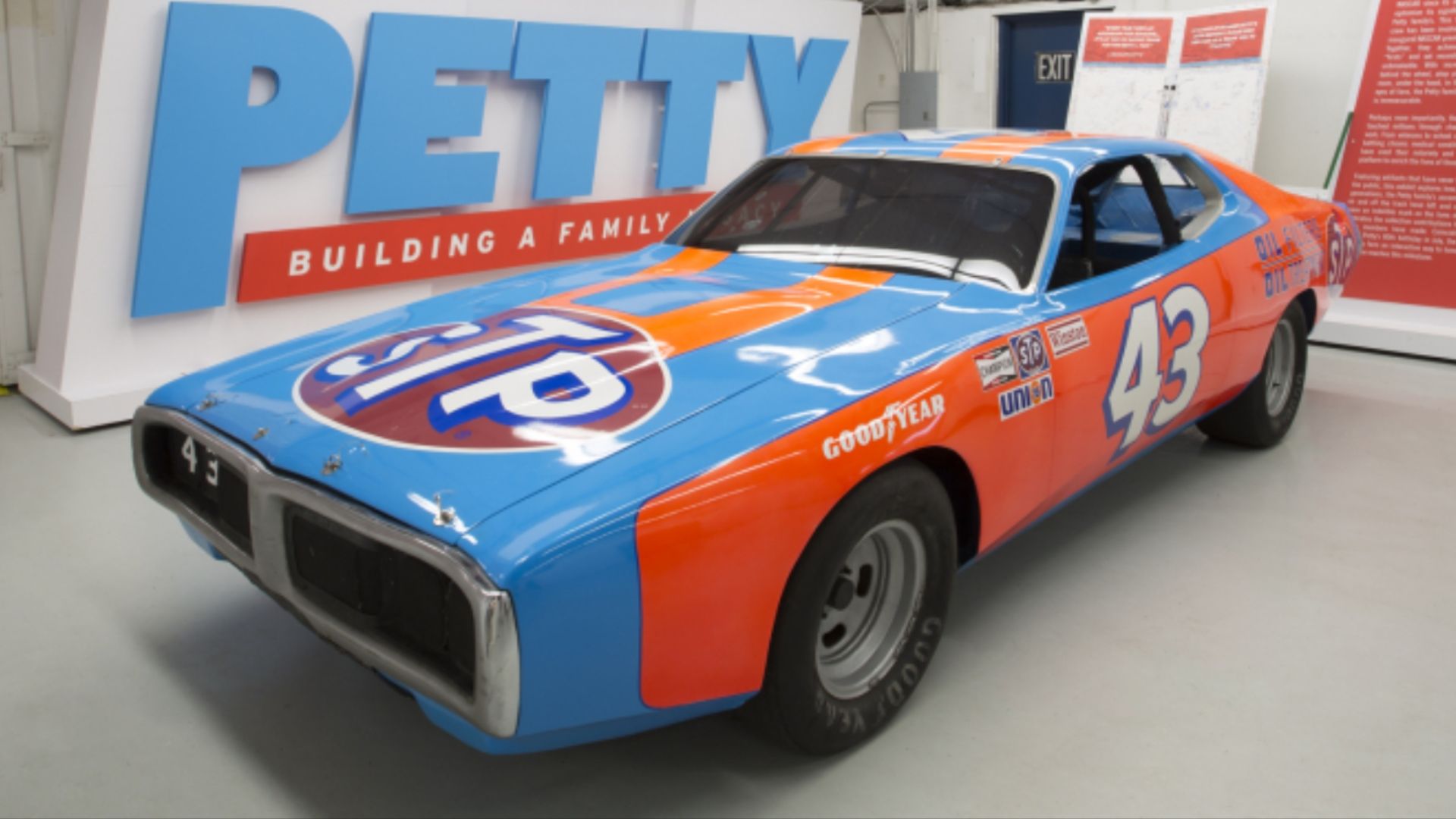 Richard Petty Dodge Charger 1974 Front Quarter View