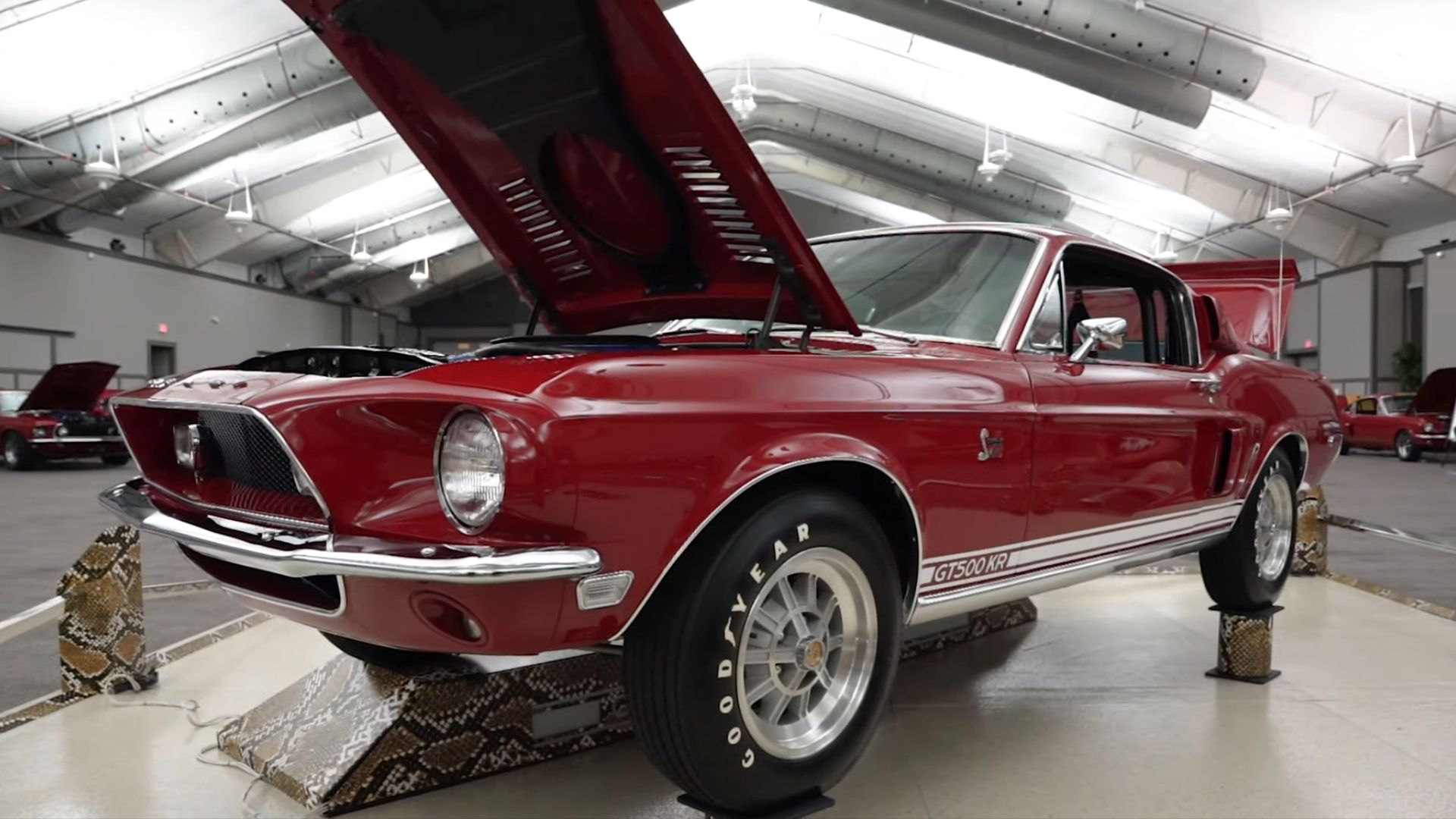 Shelby GT500 KR Red Front Quarter View