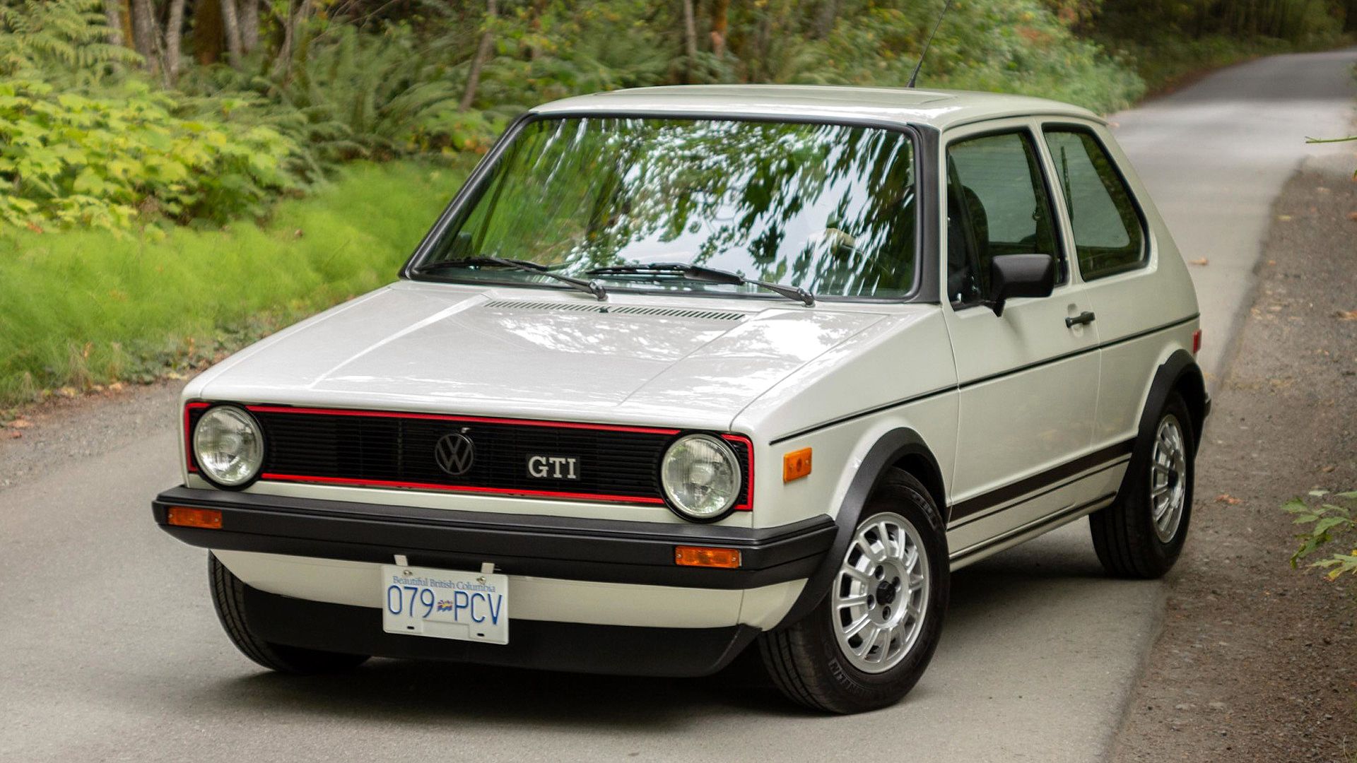 Branco 1979 Volkswagen Rabbit GTI Mk1 Classic Hot Hatch