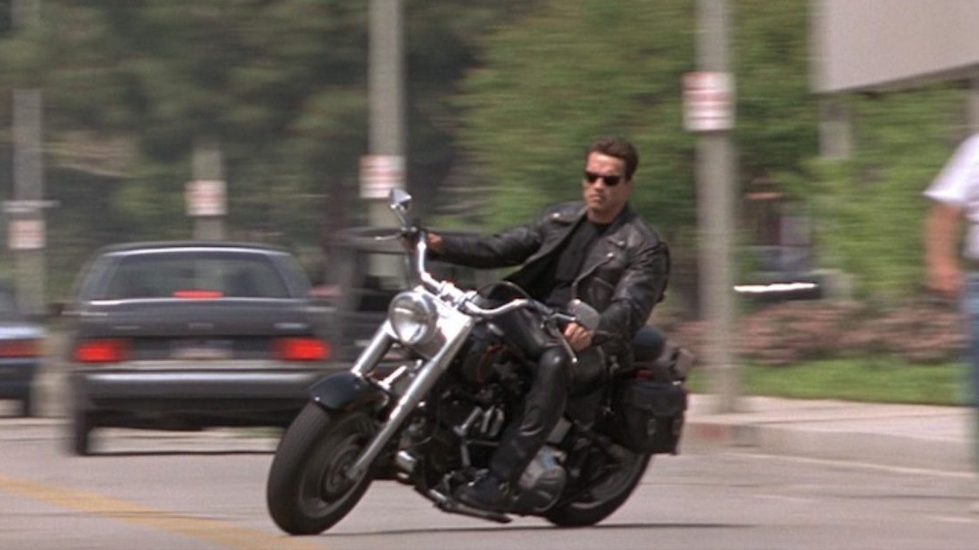 Famous 1991 Harley-Davidson Fat Boy motorcycle in the movie ‘Terminator 2 - Judgement Day’