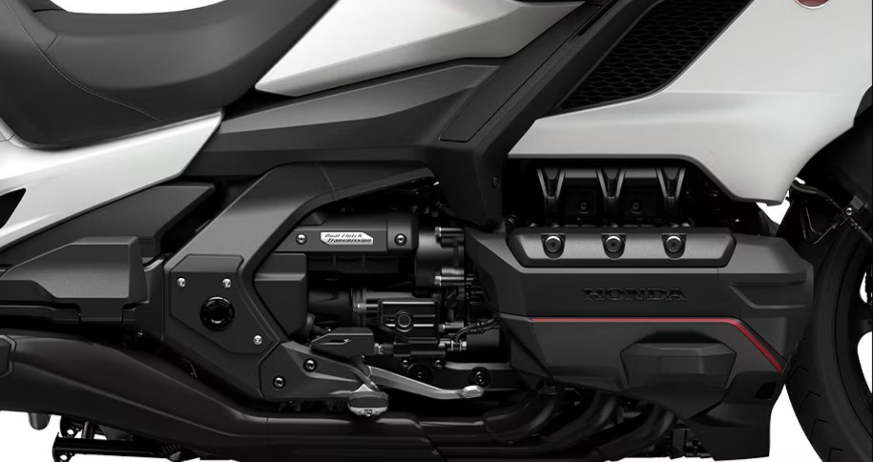 Motor de seis cilindros da Honda Gold Wing 2024