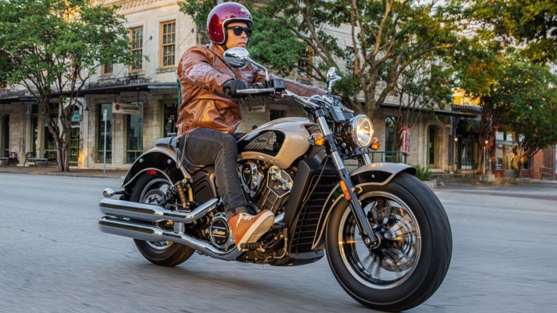 Indian Scout is a gorgeous-looking cruiser