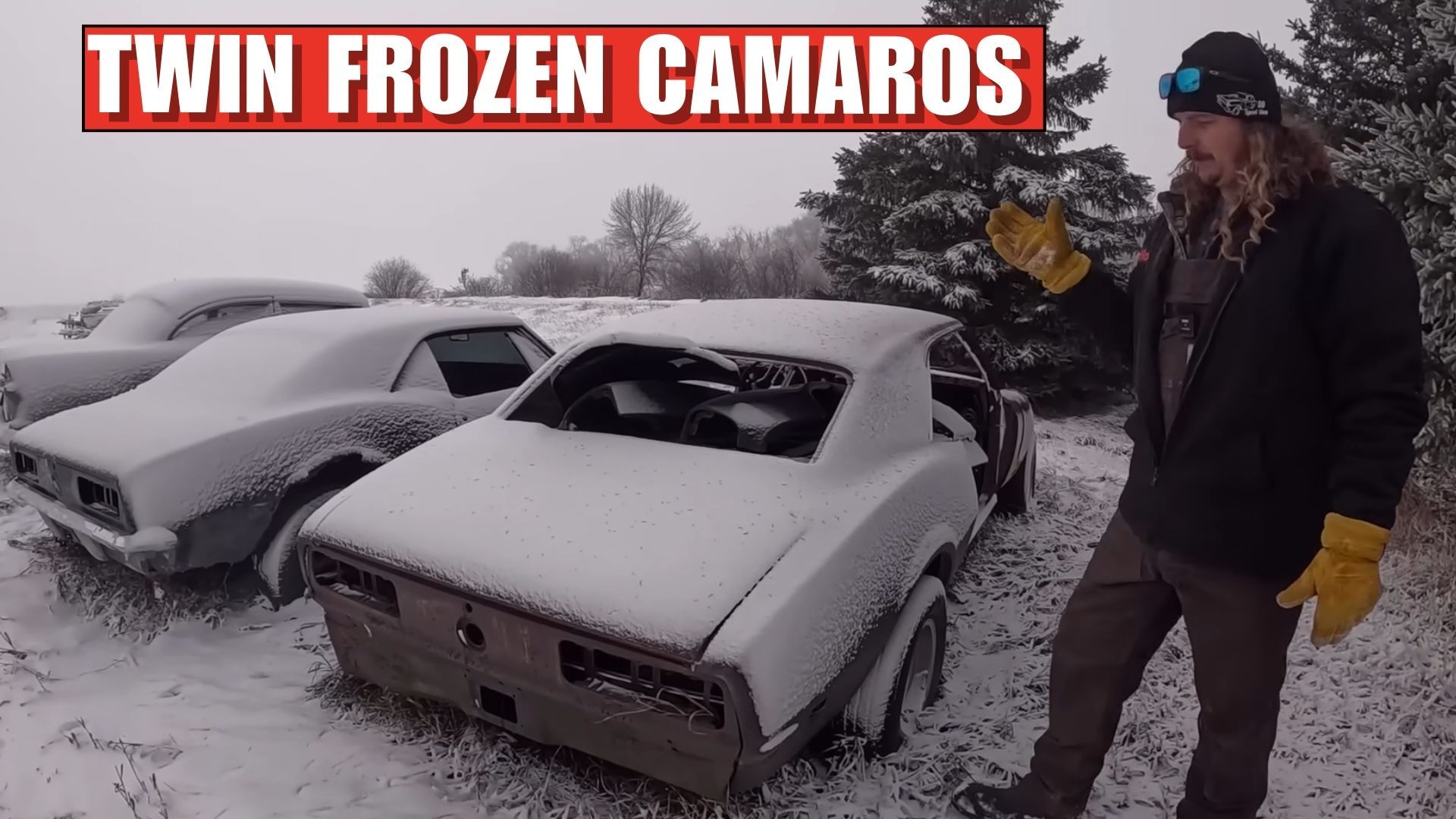 2 Frozen Chevrolet Camaros